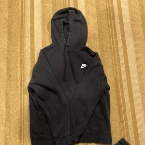 Small Black nike hoodie lightly worn